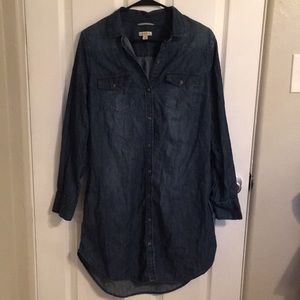 Merona Denim Shirt Dress